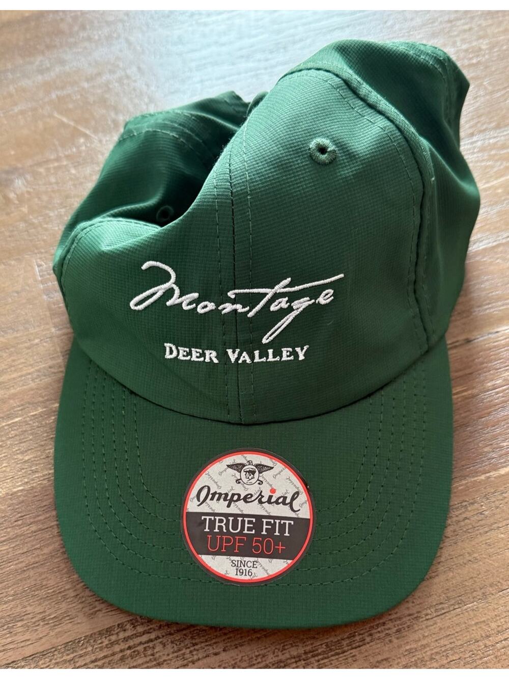 Montage Deer Valley Green One Size Fits All Hat NEW